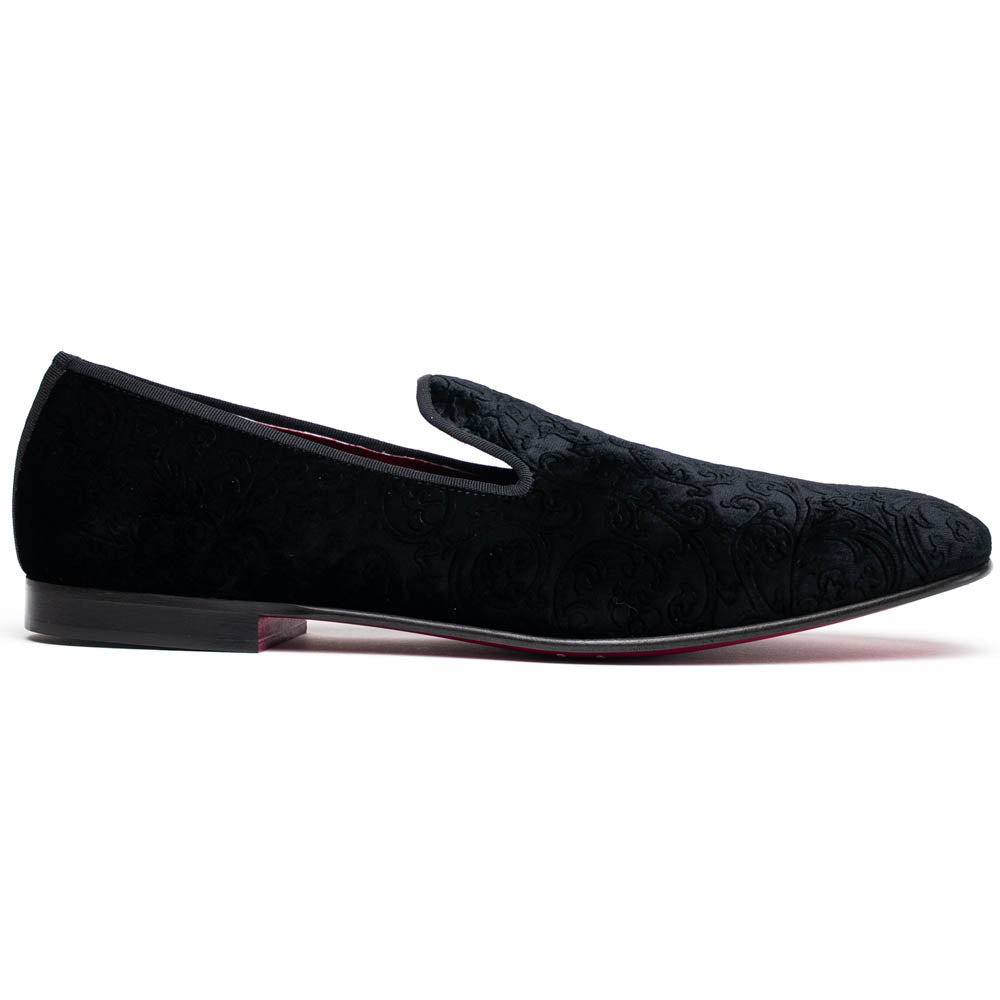 Zelli Formal II Velvet Loafer Black (10-520-BLK)