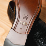 Alan Payne Franco II Genuine Crocodile Loafers Black