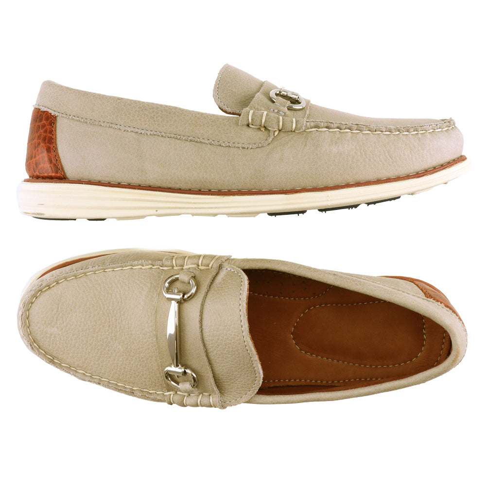 TB Phelps Freeport Bridge Bit Loafer Grey