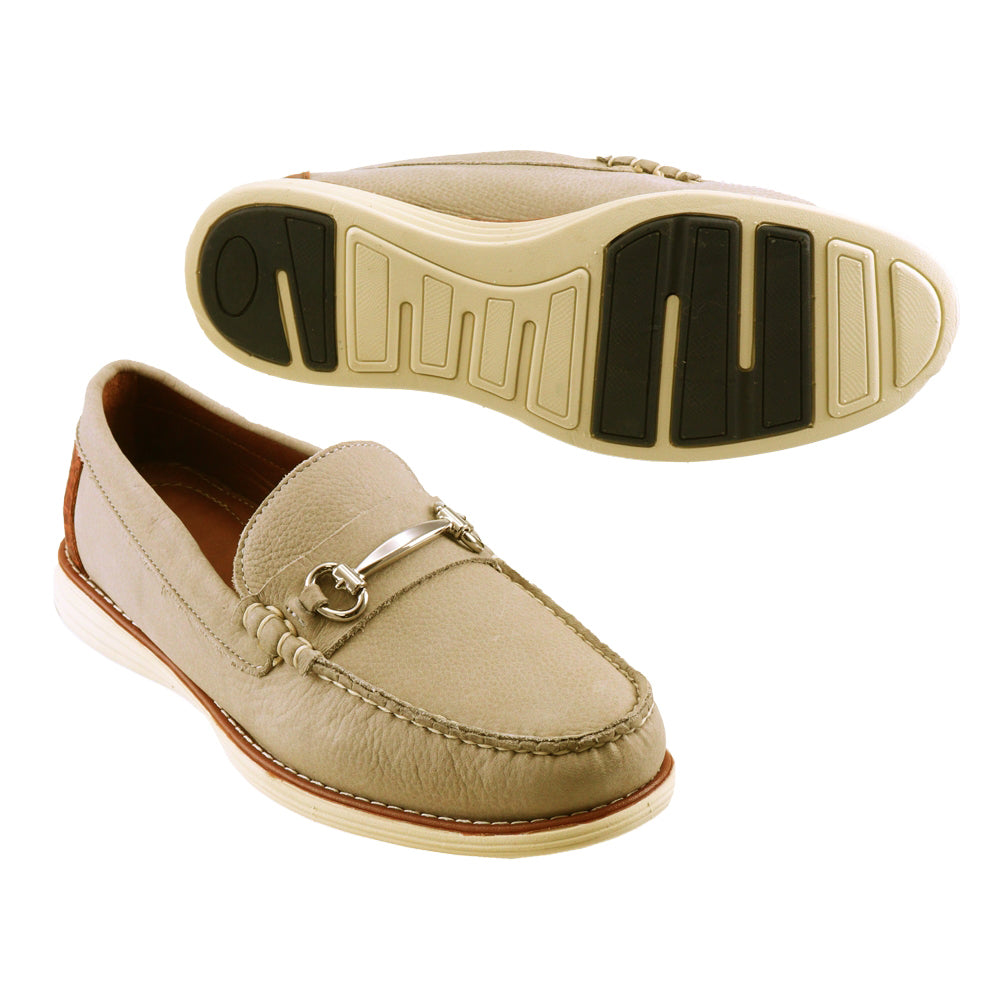 TB Phelps Freeport Bridge Bit Loafer Grey