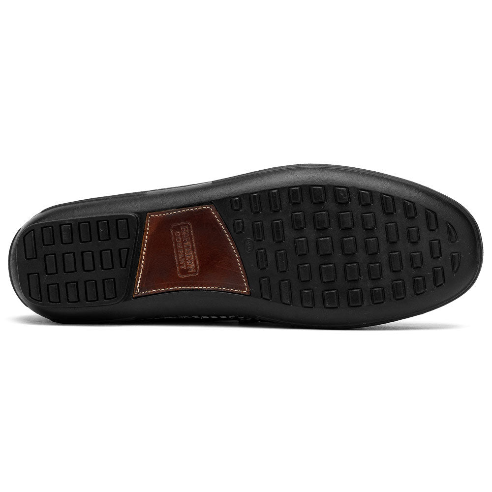 Handsewn Shoe Co. Fringe Monk Drivers Black / Brown