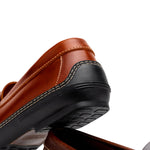 Handsewn Shoe Co. Fringe Monk Drivers Brown