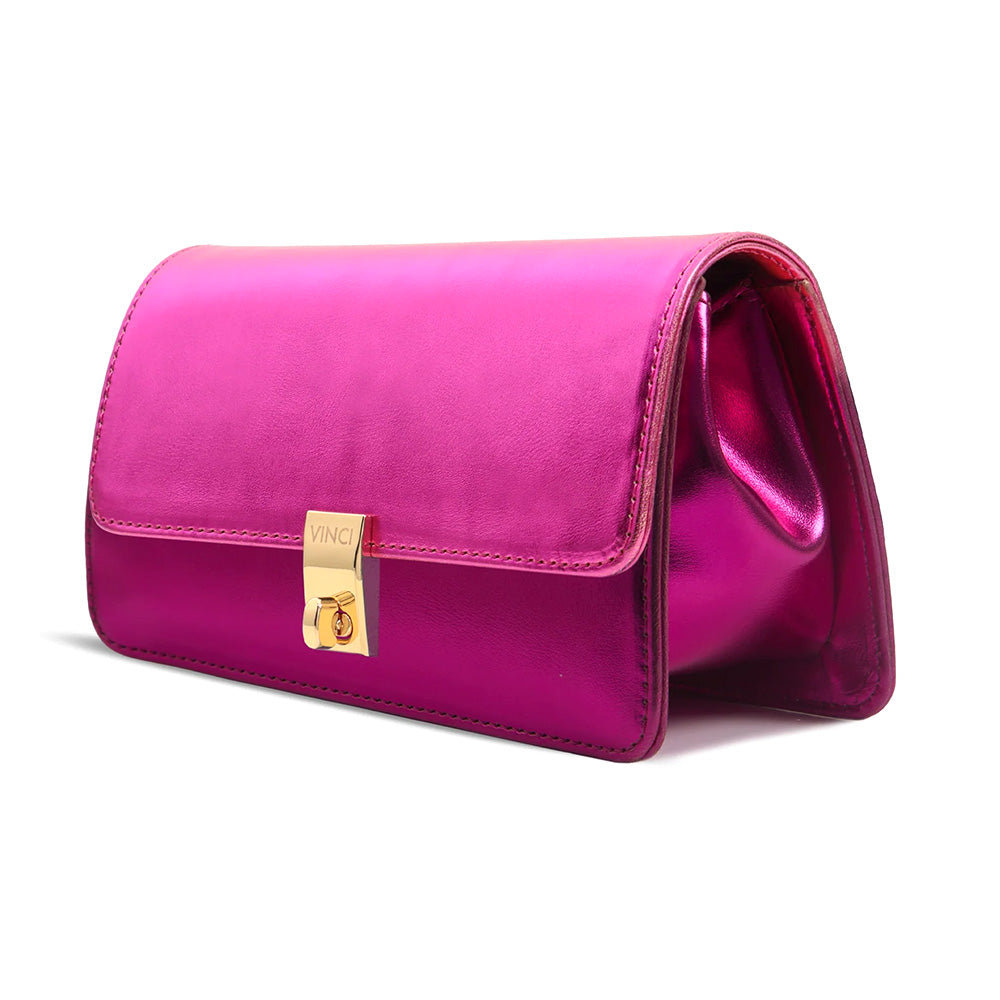 Vinci Leather The Torola Women's Leather Handbag Fuchsia