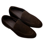 G. Brown Ashton-250 Suede Venetian Shoes Brown