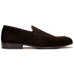 G. Brown Ashton-250 Suede Venetian Shoes Brown