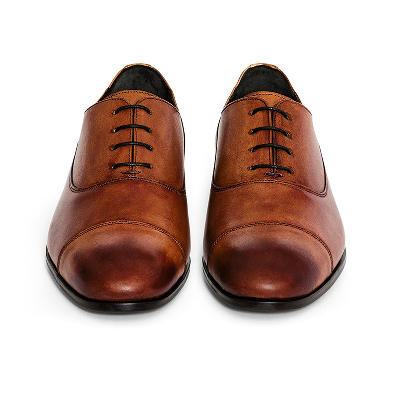 G. Brown Bailey Cap Toe Oxfords Tan