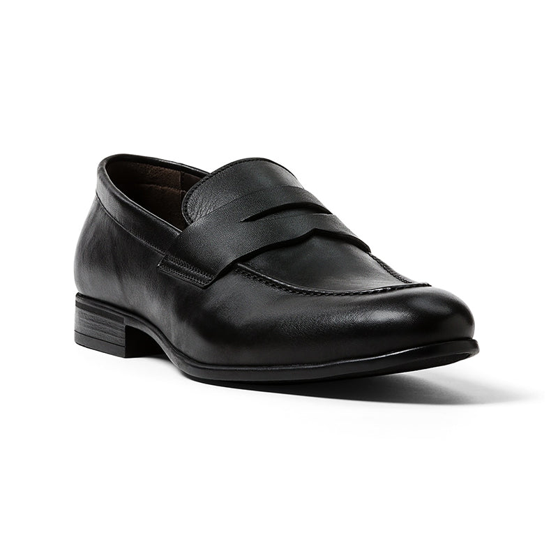 G. Brown Cannon Penny Loafer Black