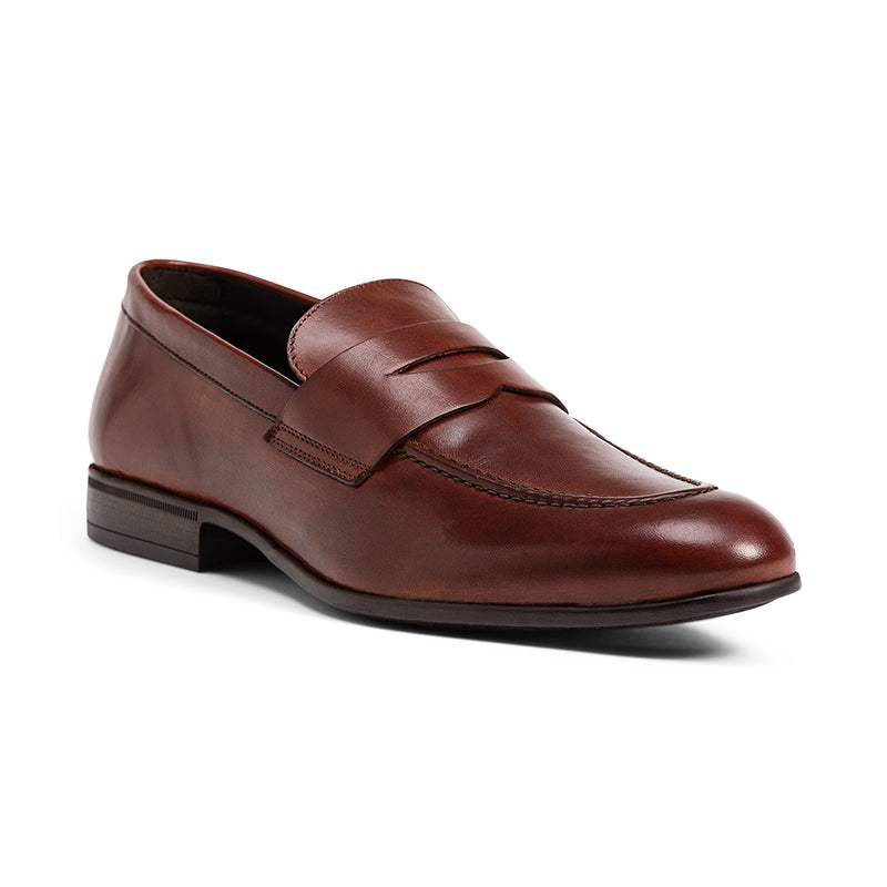 G. Brown Cannon Penny Loafer Rust