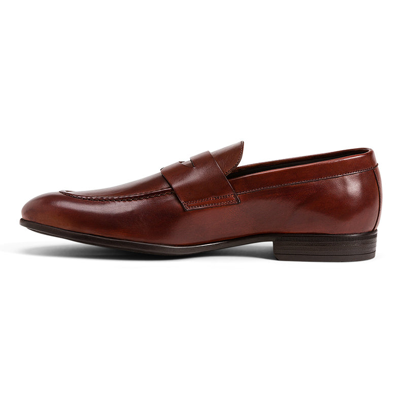 G. Brown Cannon Penny Loafer Rust