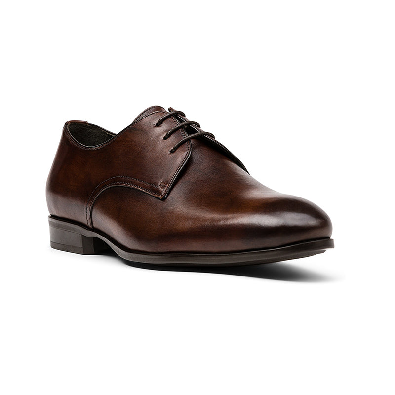 G. Brown Conway Plain Toe Blucher Brown