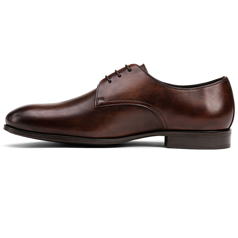 G. Brown Conway Plain Toe Blucher Brown