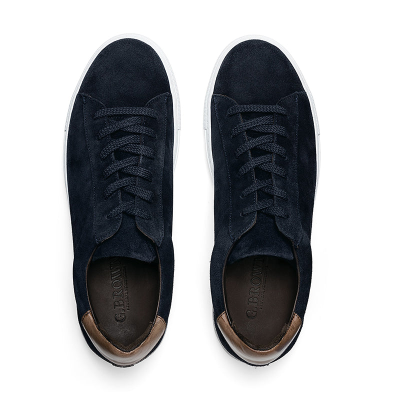 G. Brown Court Sneaker Navy 406