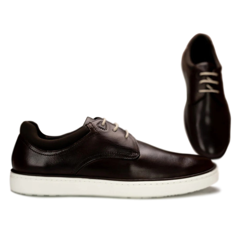 G. Brown Dover-207 Neoprene Collar Shoes Dark Brown