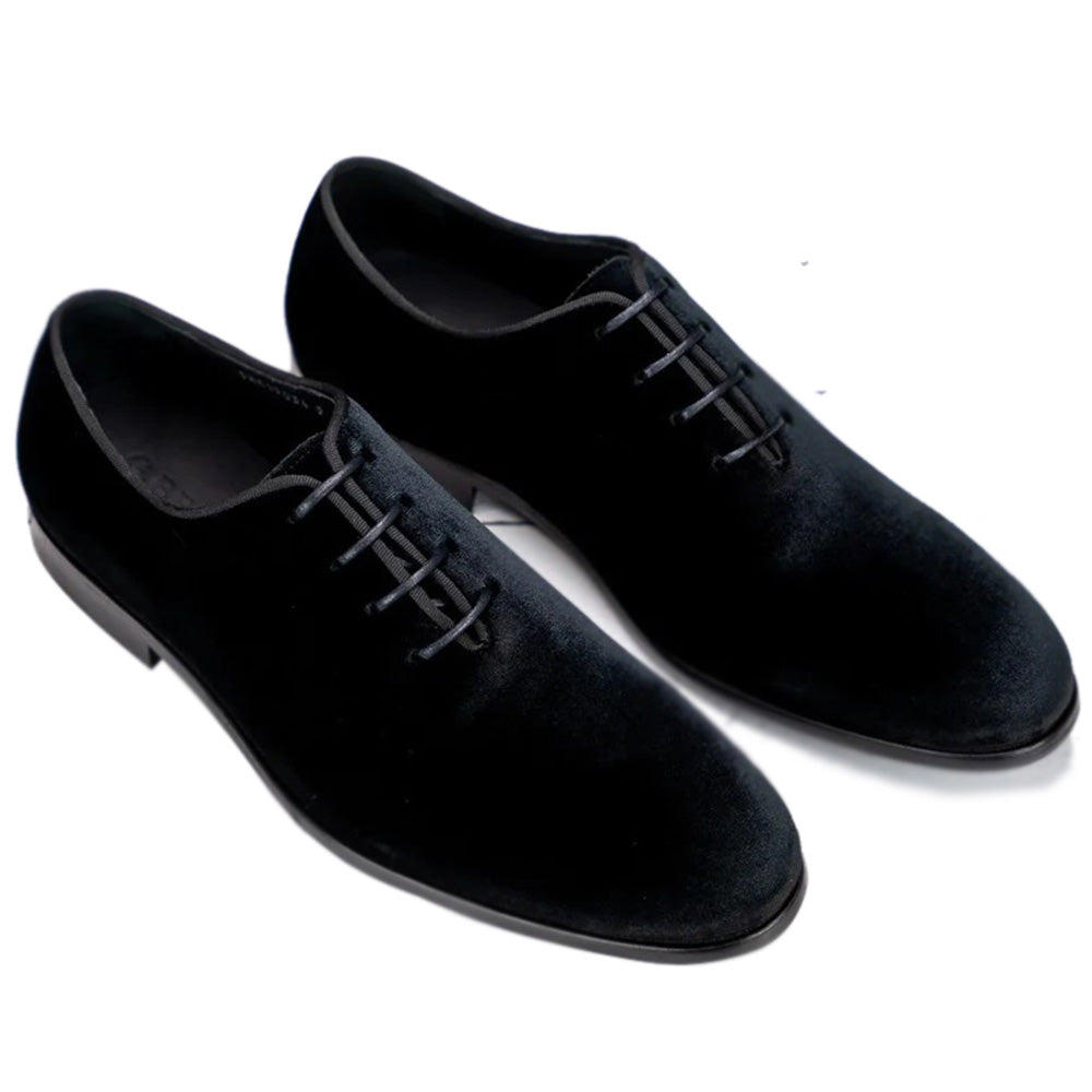 G. Brown Duke-100 Velvet Shoes Black