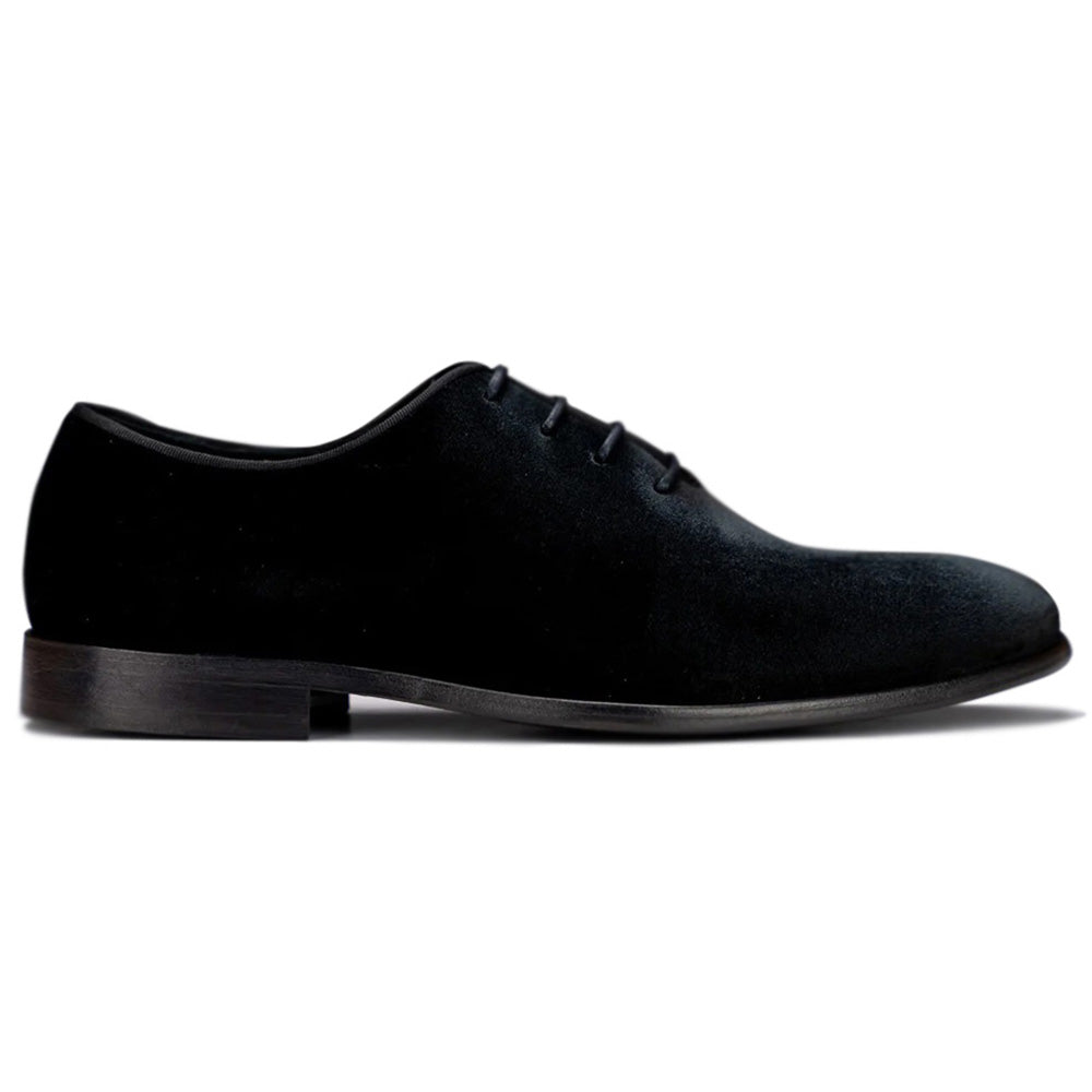 G. Brown Duke-100 Velvet Shoes Black