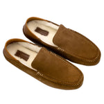 G. Brown Flake-209 Suede Slippers Tan