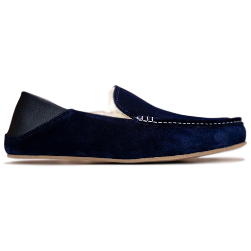 G. Brown Flake-403 Suede Slippers Blue