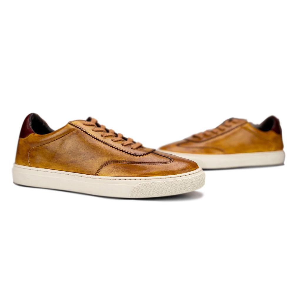 G. Brown Flight-319 Leather Sneakers Brown