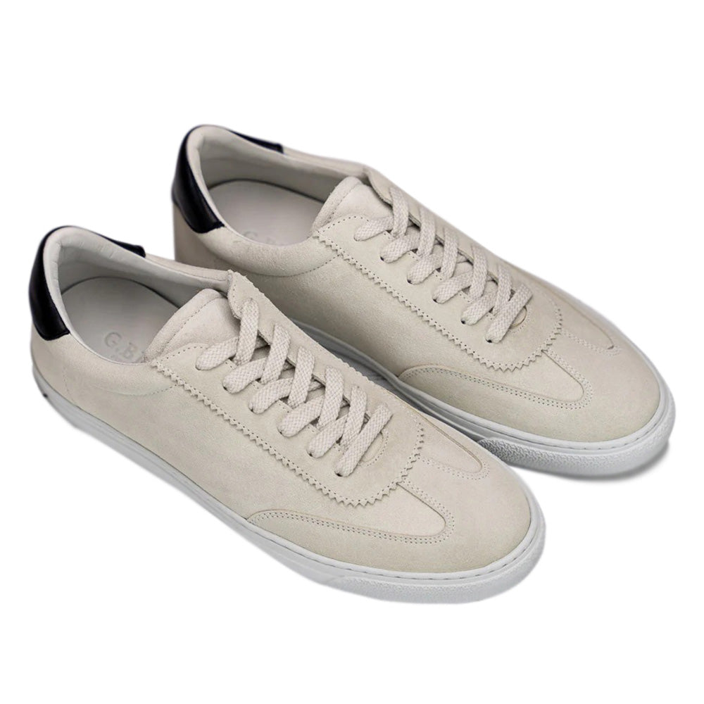 G. Brown Flight-812 Suede Sneakers Off White