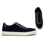 G. Brown Flight-R424 Suede Sneakers Navy