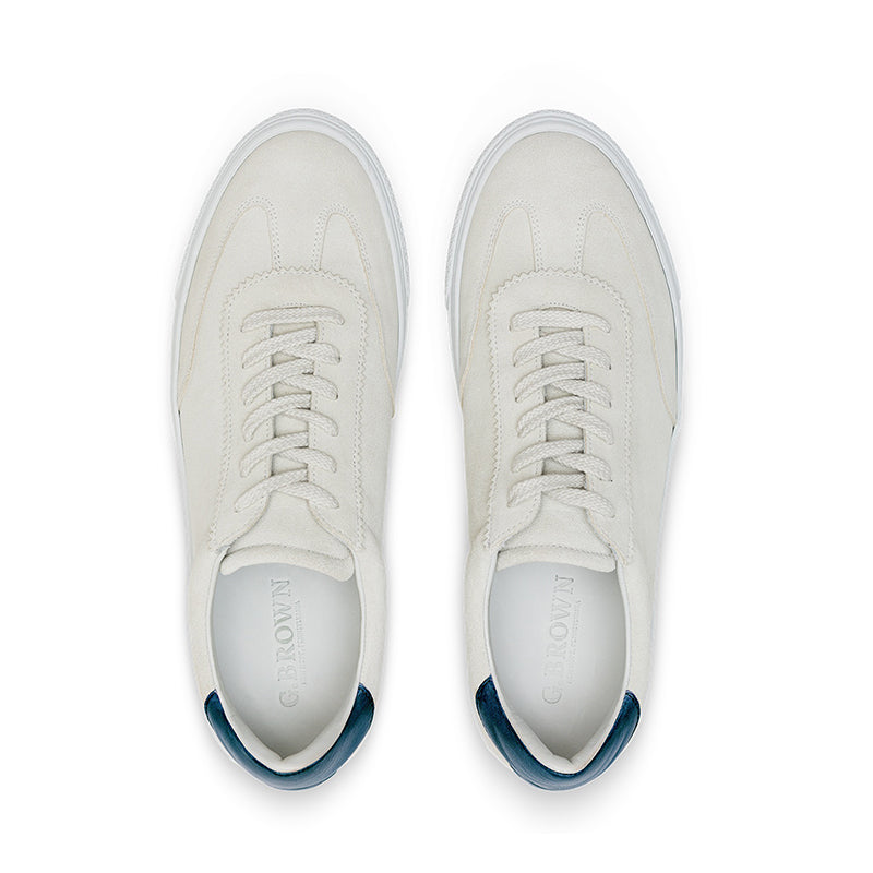G. Brown Flight Suede Sneaker Ice Blue