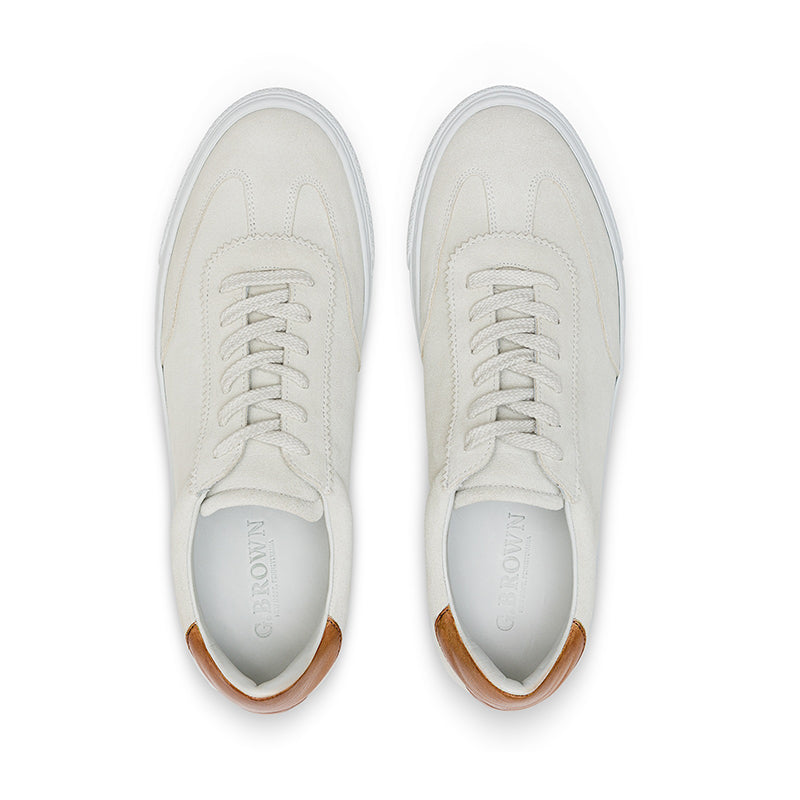 G. Brown Flight Suede Sneaker Ice Brown