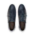 G. Brown Jaxon Double Monk Strap Sneaker Gray