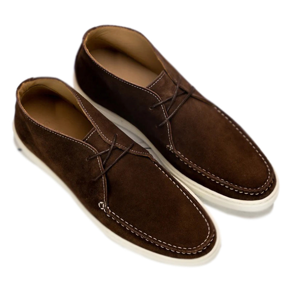 G. Brown Koala-224 Suede Chukka Boots Dark Brown