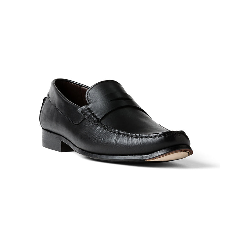 G. Brown Malibu Strap Loafers Black