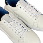 G. Brown Puff-744 Calfskin Sneakers White / Black