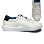 G. Brown Puff-744 Calfskin Sneakers White / Black