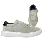 G. Brown Puff-803 Suede Sneakers Grey / Brown