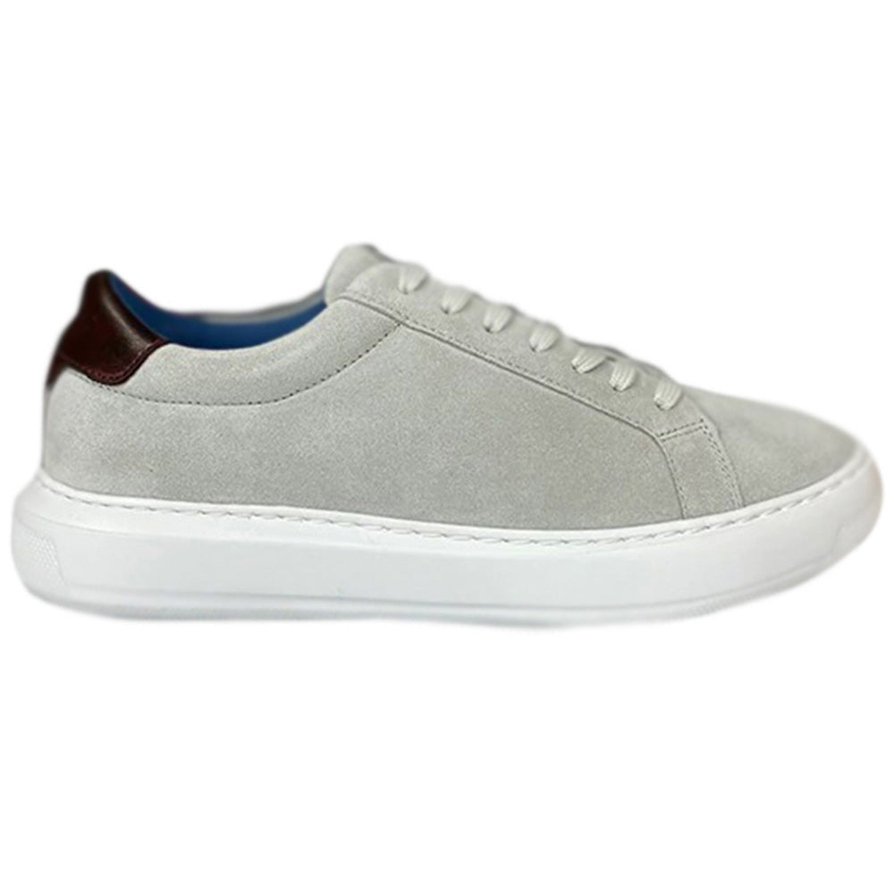 G. Brown Puff-803 Suede Sneakers Grey / Brown