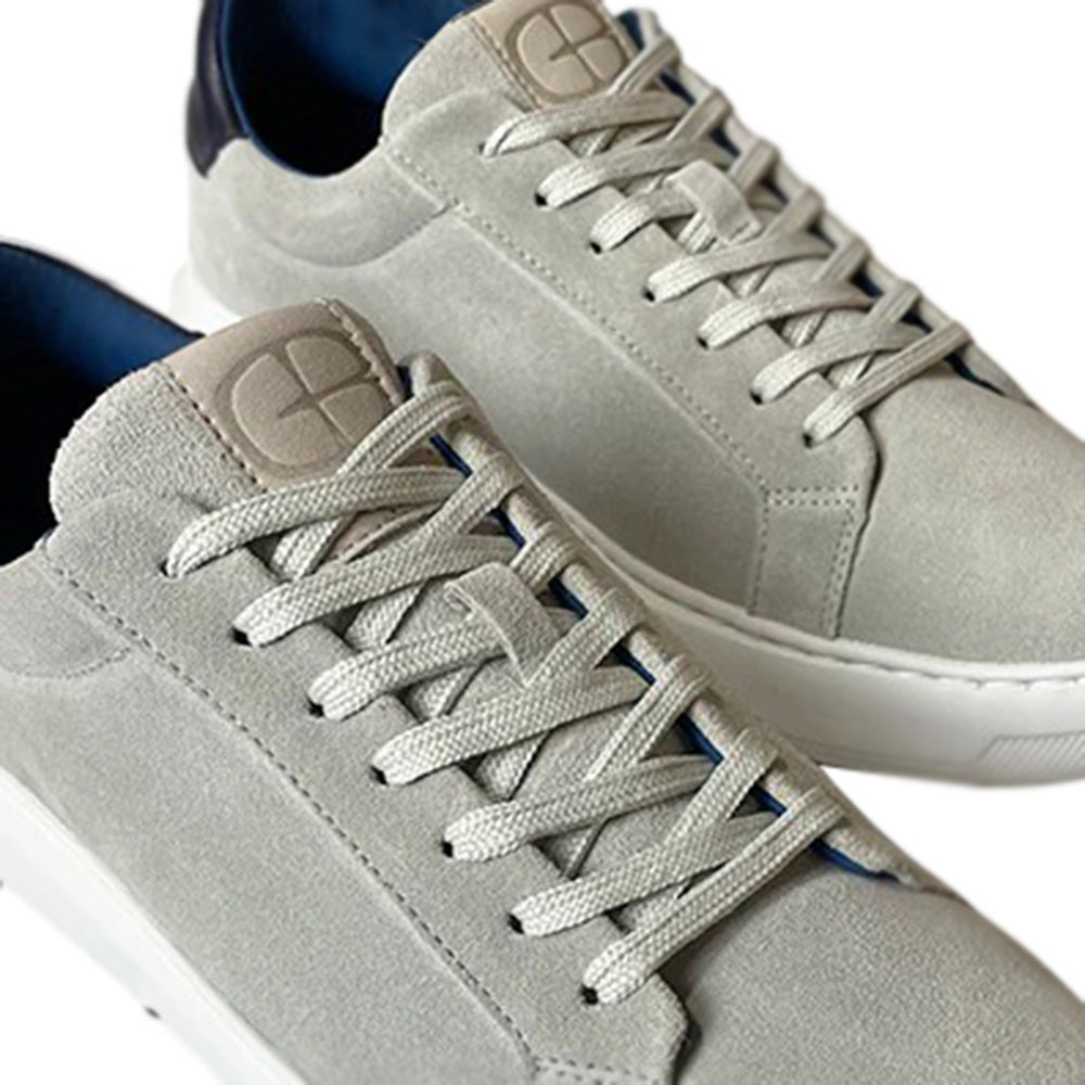 G. Brown Puff-804 Suede Sneakers Grey / Black