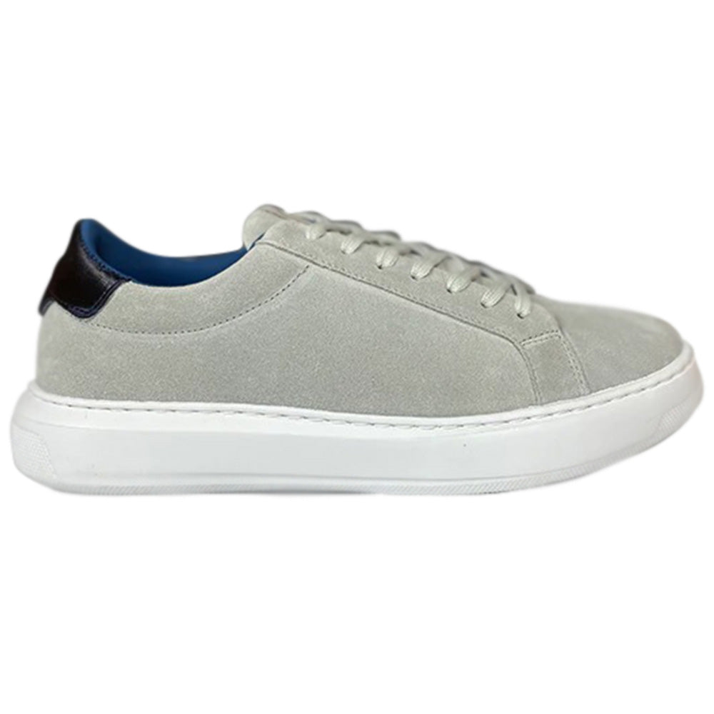 G. Brown Puff-804 Suede Sneakers Grey / Black