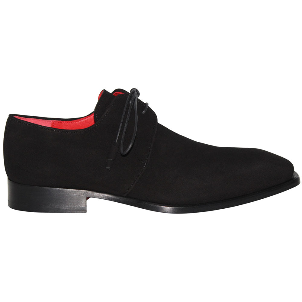 Emilio Franco Gabriele Genuine Suede Shoes Black