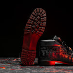Belvedere Gallardo Caiman Crocodile Boots Black