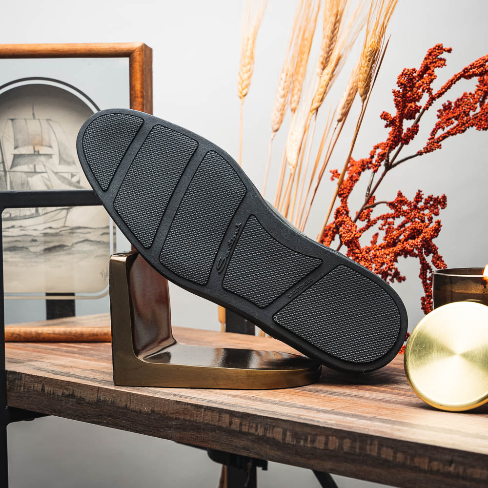 Santoni Suede Chelsea Boots Gray