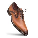Mezlan Gavino Calfskin Medallion Toe Blucher Cognac (9641)