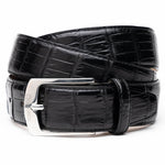 Caporicci Genuine Alligator Belt Black