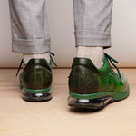 Belvedere George Genuine Ostrich Sneakers Multi Pine (E16)