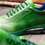 Belvedere George Genuine Ostrich Sneakers Multi Pine (E16)