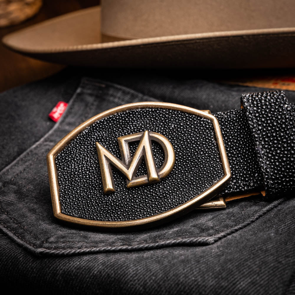 Marco Di Milano Georgia Stingray Belt Black