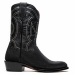 Marco Di Milano Georgia Stingray Round Toe Cowboy Boot Black