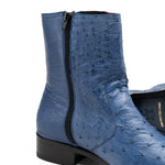 View product image 5: Marco Di Milano Giorgio Ostrich Quill Dress Boots Jeans Blue