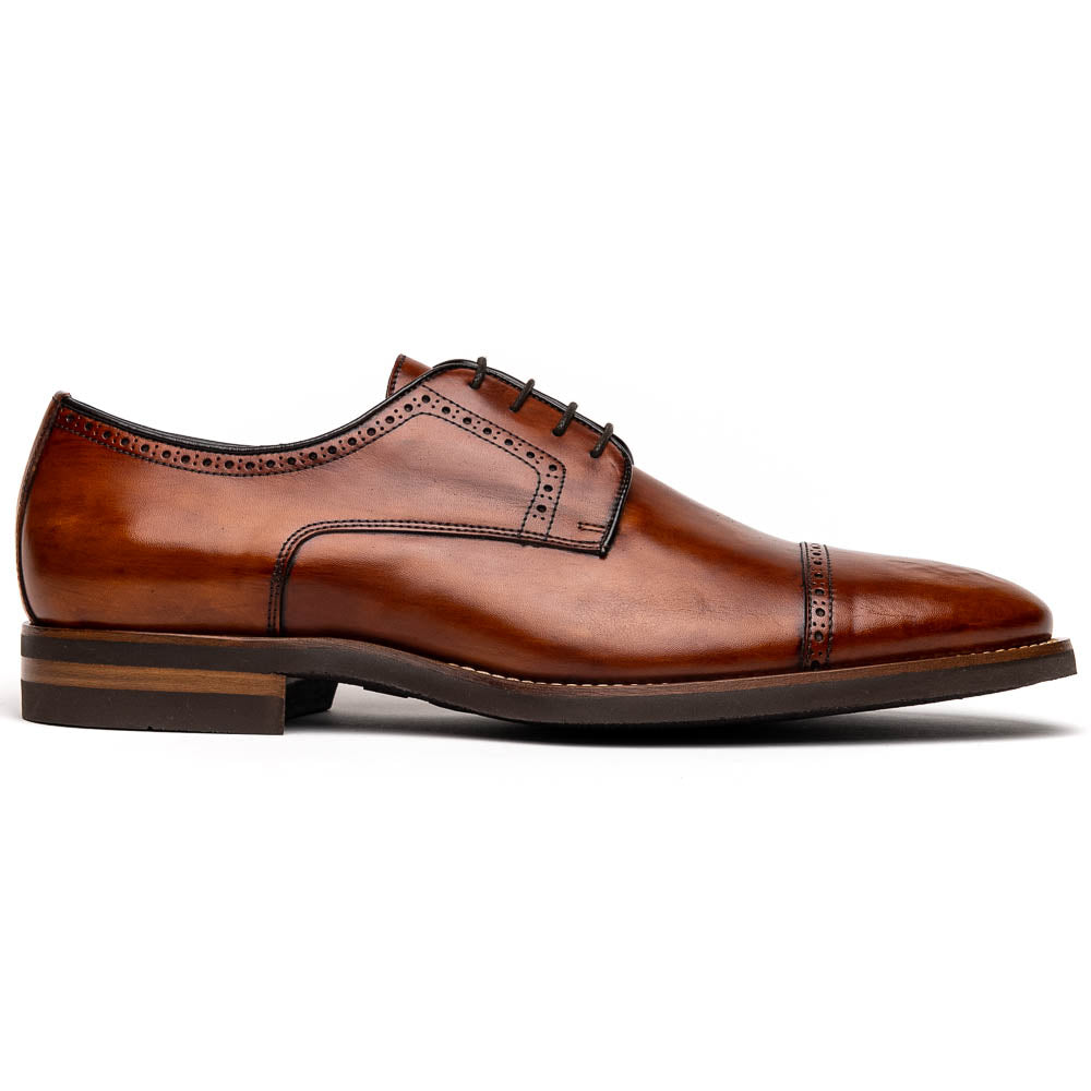 Zelli Giovanni Cap Toe Brogues Cognac