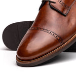 Zelli Giovanni Cap Toe Brogues Cognac (25-548-CGN)