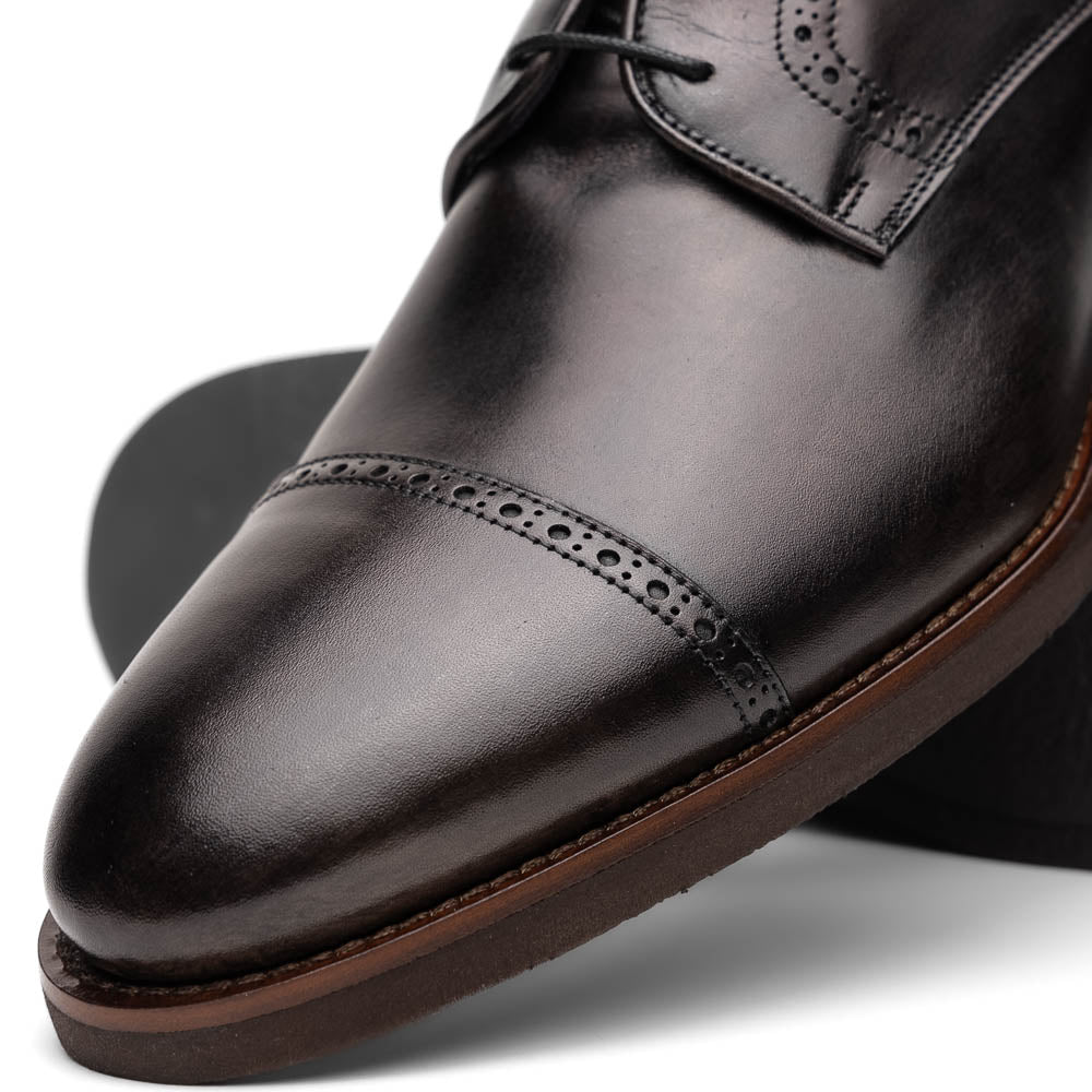 Zelli Giovanni Cap Toe Brogues Grey (25-548-GRY)