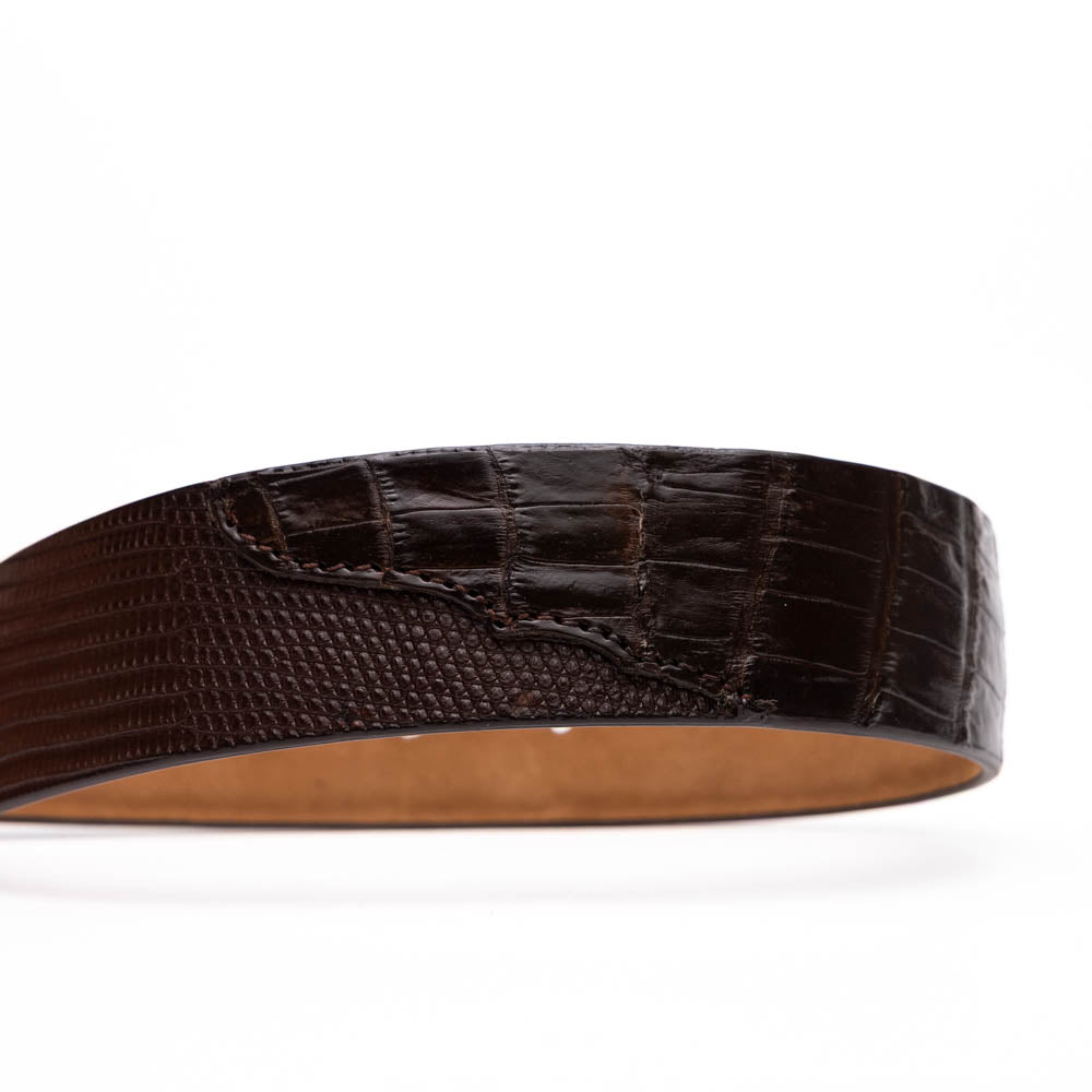 Marco Di Milano Giovanni Lizard & Caiman Crocodile Brown