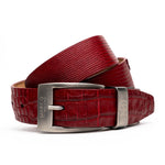 Marco Di Milano Giovanni Lizard & Caiman Crocodile Red